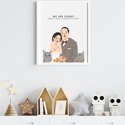 Wedding Pawtrait Design