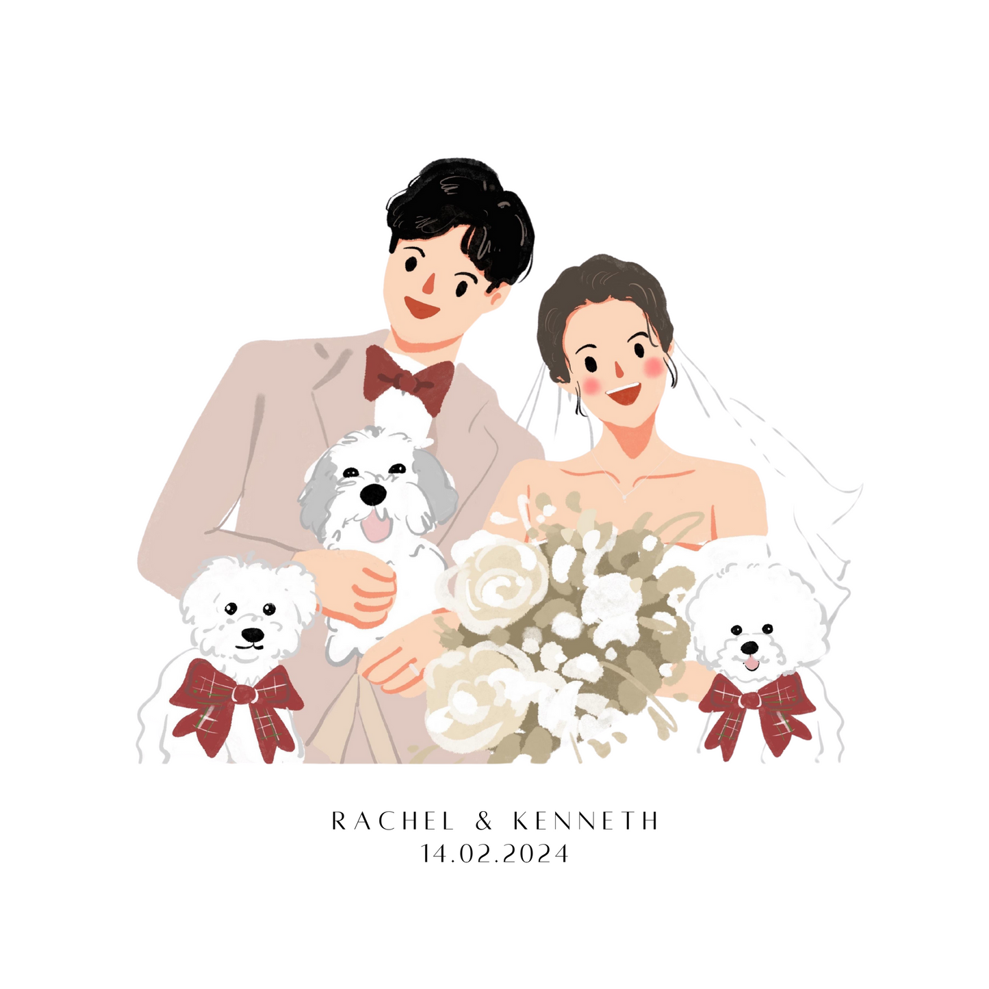 Wedding Pawtrait Design