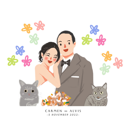 Wedding Pawtrait Design